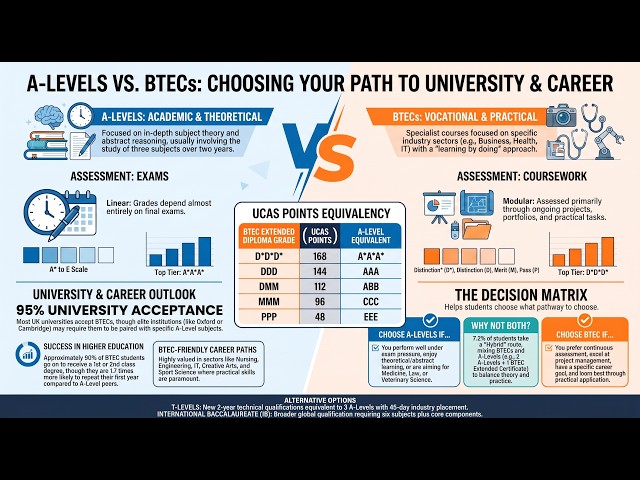 Is BTEC Actually "Easier" Than A-Levels? (The Truth)