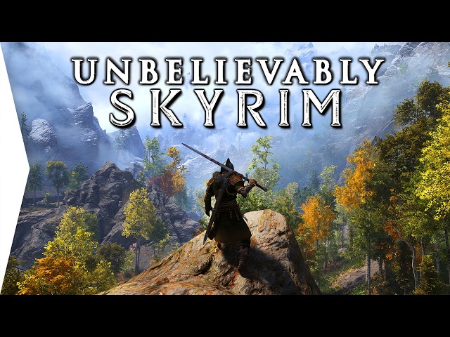 Skyrim but with the Best Looking Graphics & Gameplay Overhaul Mods