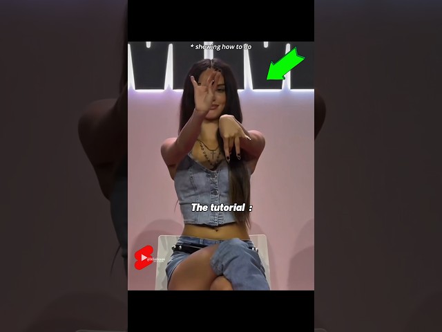 The tutorial vs the performance 😵! #katseye #daniela #viral #shorts