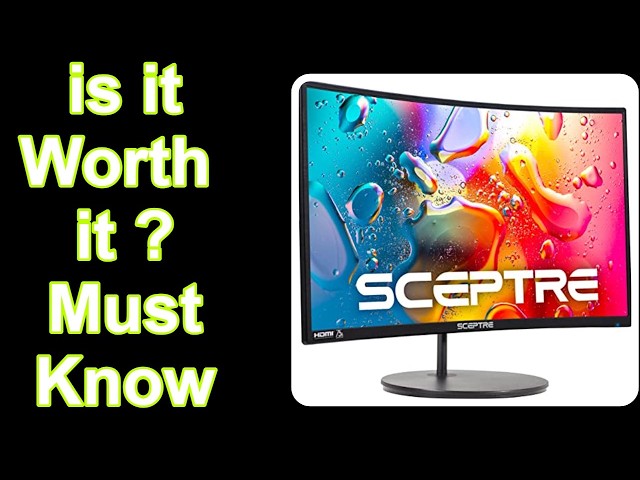 Sceptre Curved 24-inch Gaming Monitor 1080p R1500 98% sRGB HDMI x2 VGA Features & Must-Know Details