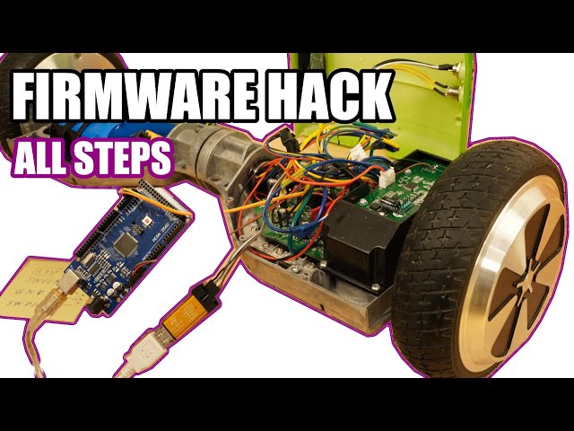 HOVERBOARD HACK - Firmware change - ALL STEPS