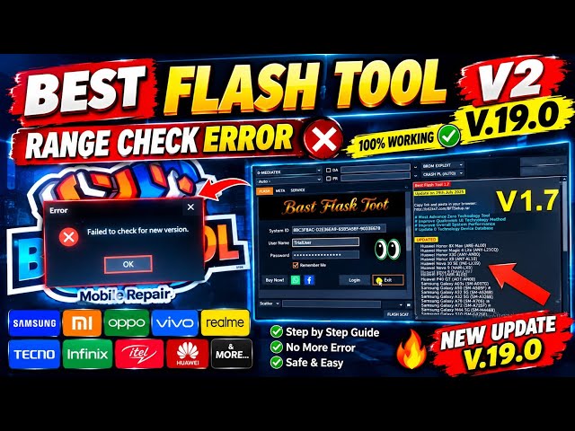 🔥 Best Flash Tool Range Check Error Fix 2026 | New Working Method
