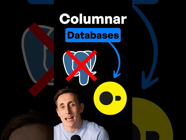 Columnar Databases Are 40X Faster Than Postgres