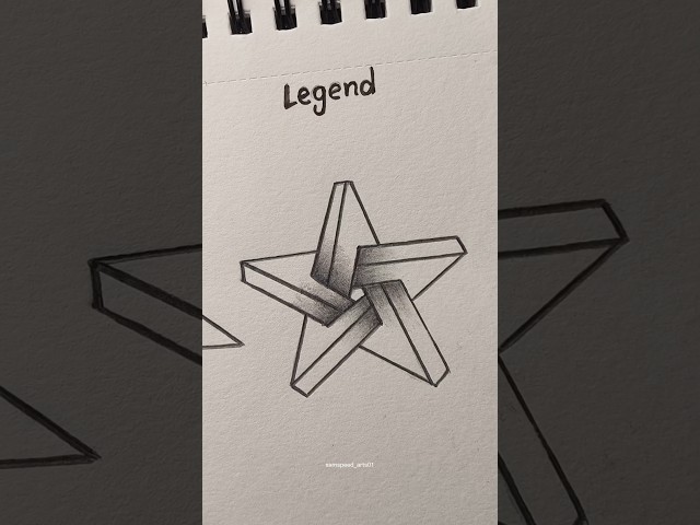 How to draw Star beginner to legend #drawing #tutorial #howtodraw #sketch #art