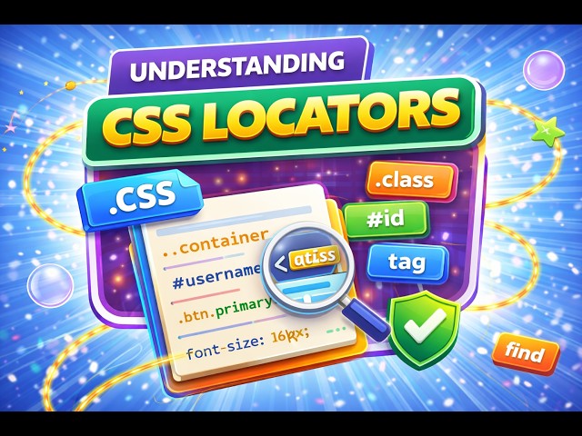 Playwright /Selenium Tutorial 3 : Understanding Css Locators