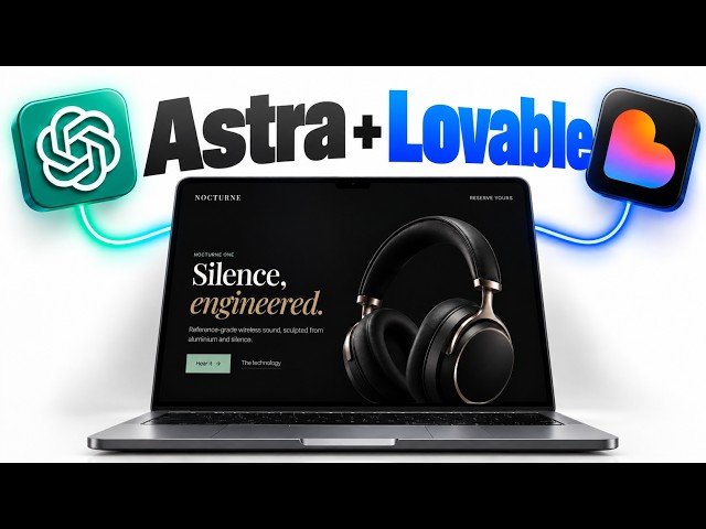 OpenAI GPT-6 Astra + Lovable.dev = INSANE Animated Website