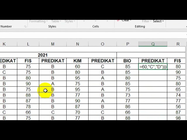 14 RUMUS EXCEL