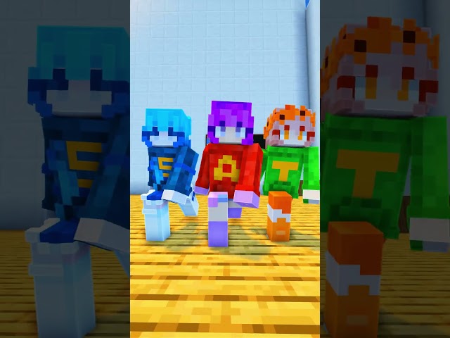 THE BOYS are COPYING US! #minecraft #shorts