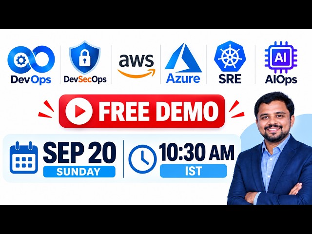 Free Demo | Multi-Cloud DevOps, DevSecOps, AWS, Azure, SRE & AIOps
