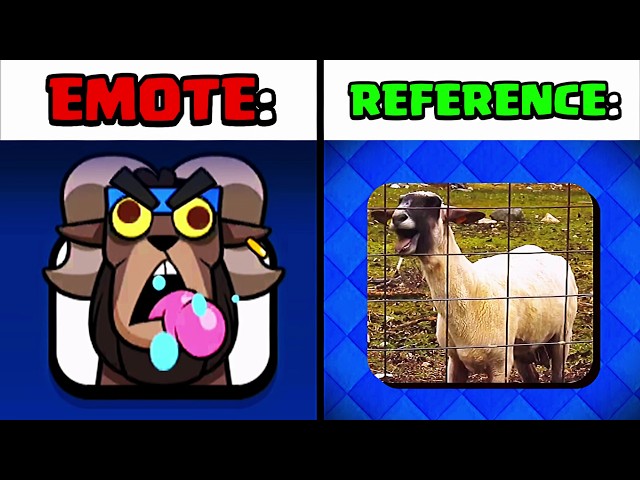 Emotes & REFERENCES in Clash Royale (Part - 7) 🤪