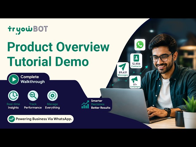 TryowBOT - Official WhatsApp Business API Product Overview Demo