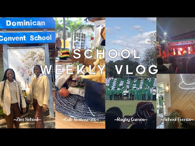 ZIM VLOG EP 3 | 🇿🇼 Weekly SCHOOL VLOG | Zim School, Restaurant, Rugby Game, School Event
