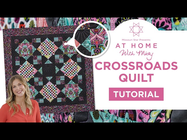 Stitch up a Crossroads Quilt featuring Prince Charming Déjà Vu by Tula Pink | At Home With Misty