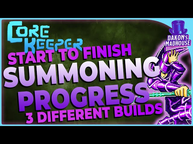 Summoning Build Progress Guide | Core Keeper 1.2