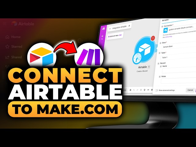 How To Connect Airtable To Make.com (𝟮𝟬𝟮𝟲) | 100% WORKS | NO Yapping, To The Point! | FAST & EASY