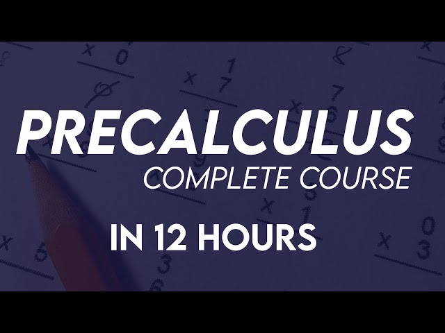 Precalculus crash course | precaculus Complete Course