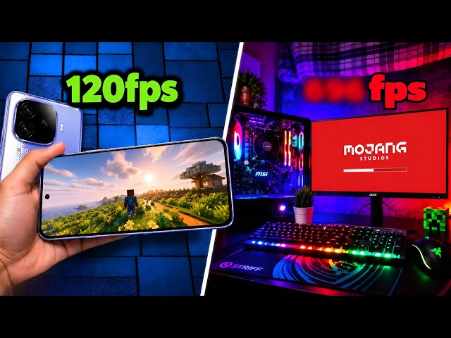 Mobile BEATS My ₹69K PC? ☠️ iQOO Neo 10r vs Ryzen 5600GT Minecraft Test!