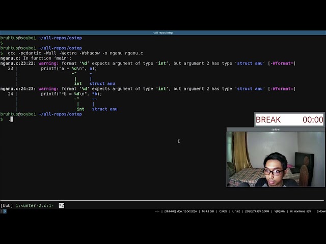 Live study: read along book "Operating Systems: Three Easy Pieces" (Part 213)