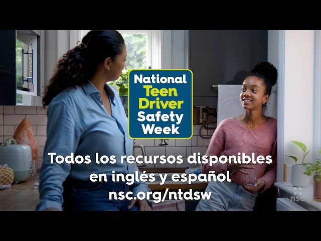 Semana Nacional de Seguridad del Conductor Adolescente: Mantenga seguros a los nuevos conductores