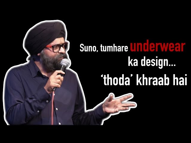 Very Funny Video on Men's Underwear | Stand Up Comedy Maheep Singh
