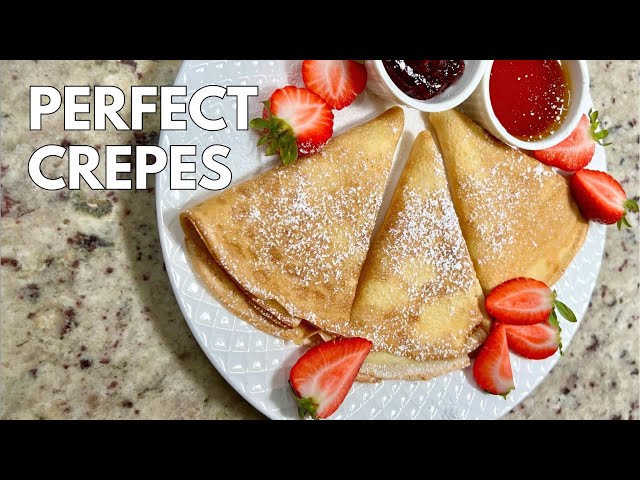 Perfect Homemade Crepes 🥞 | Easy Recipe Anyone Can Make