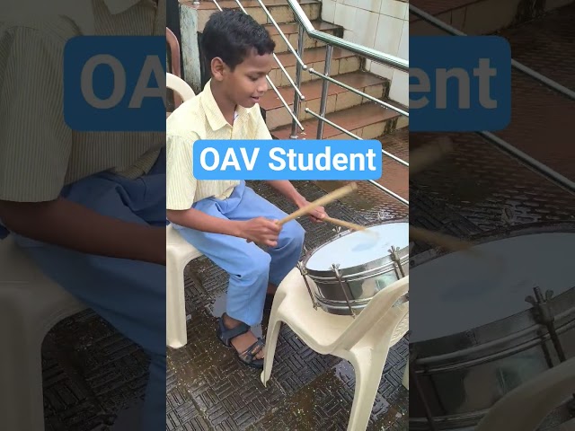 🥁 Little Hands, Big Beats! ❤️🎶OAV students bringing the rhythm and energy! 🔥🇮🇳#OAV #OAVStudents