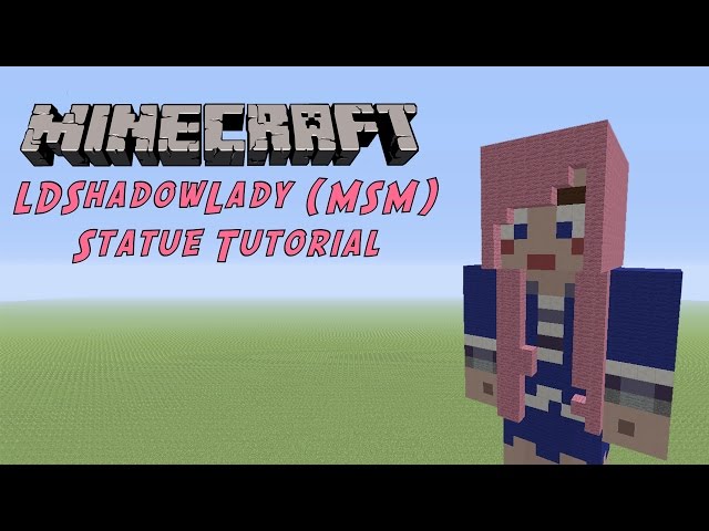 Minecraft Tutorial: LDShadowLady (Minecraft Story Mode) Statue