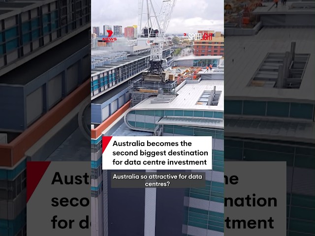 Australia has become the second biggest destination for data centre investment after the US