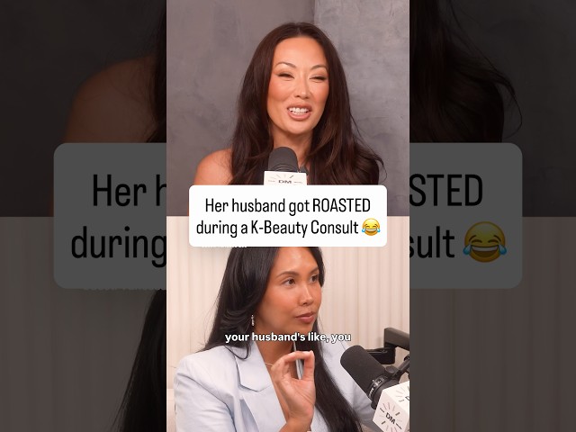 When your K- Beauty consultation turns into your husband getting roasted 😂