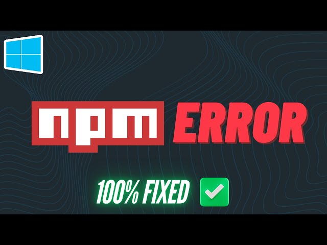 NodeJS Installed But NPM not Found - FIXED - NPM Error(2025)