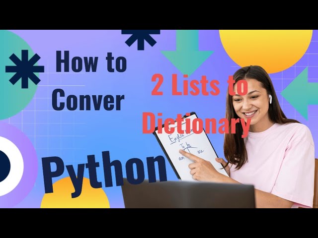 How to Convert 2 Lists to a Dictionary Using Python in Telugu  #pythonforbeginners #pythonprojects