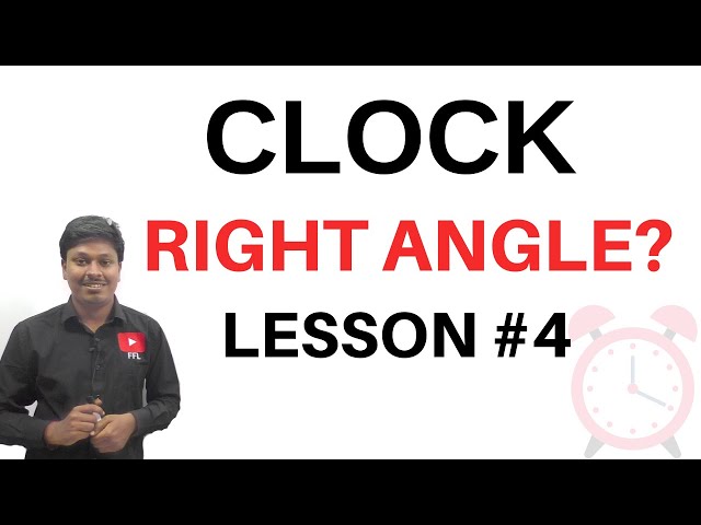 CLOCK Lesson-4 || Quantitative Aptitude || Hands be Right Angle?