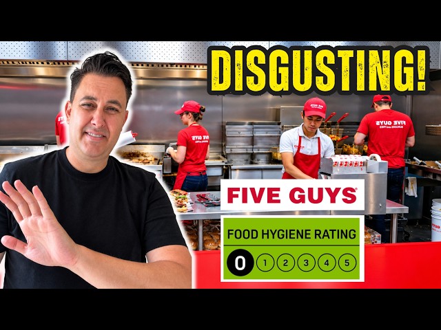 Reviewing a Five Guys with ZERO Star Hygiene: RAW SEWAGE!
