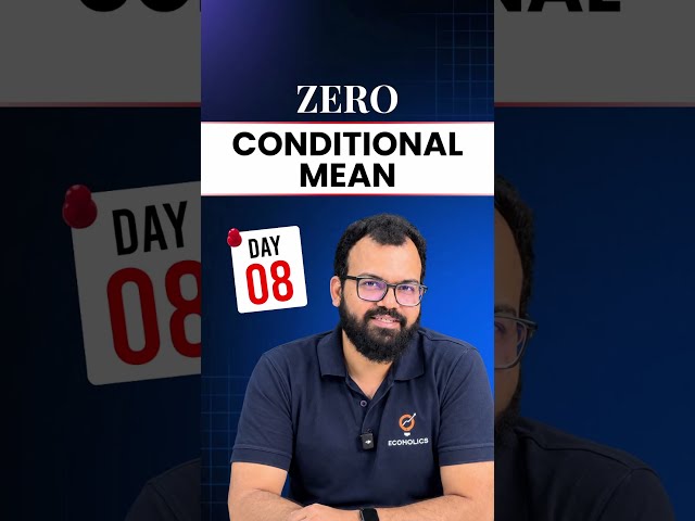 Zero Conditional Mean Assumption Explained: $E(u\vert{}X) = 0$ & Endogeneity | Day 8