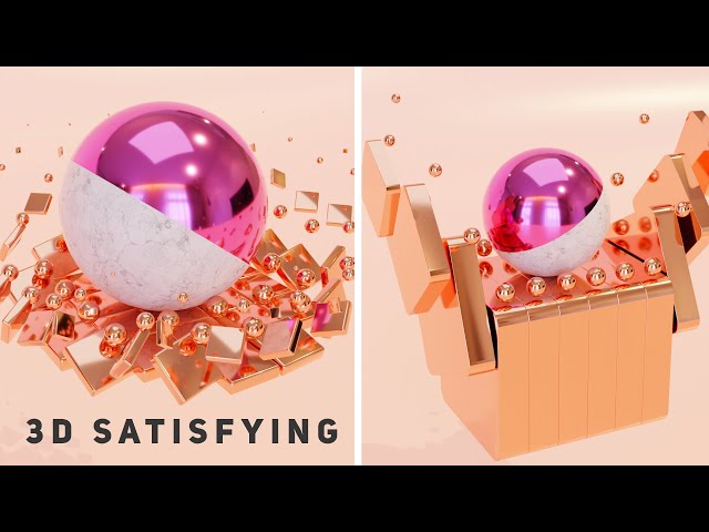 Oddly Satisfying 3D Animations 2022 | Fattu Tutorials
