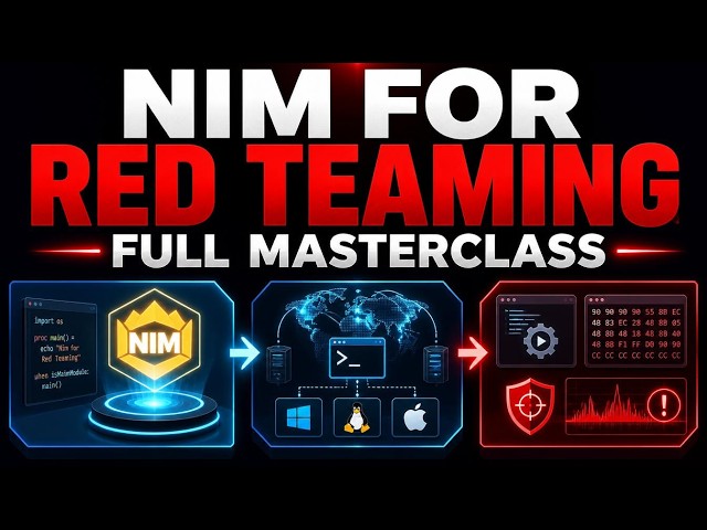 The Ultimate Nim Red Team Masterclass: Build Shells, Injectors & Evasion Tools (Full Course)