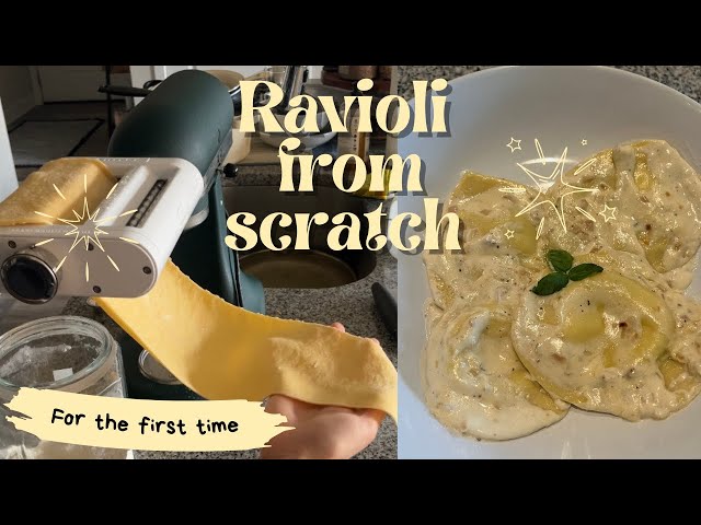 Attempting to make ravioli from scratch for the first time EVER!      Success or fail??