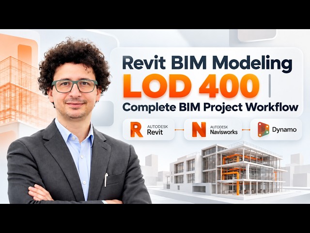🔘 Revit BIM Modeling LOD 400 | Complete BIM Project Workflow