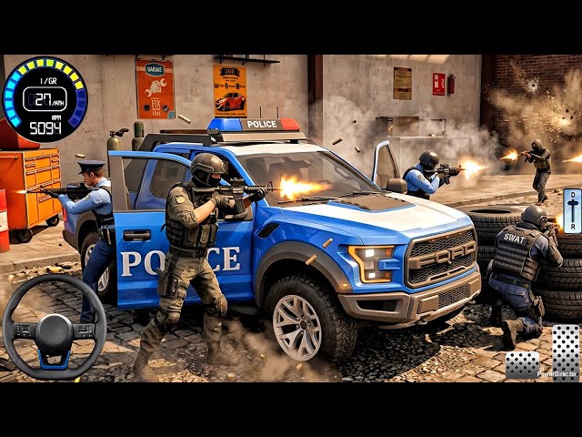 New Police Simulator Games 2026 - Extreme Police Car Chasing Sim - Car Game Android Gameplay