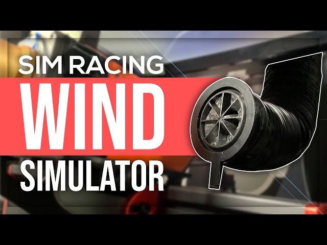 Wind Simulator for Sim Racing?! Sim Racing Studio Hurricane Wind Kit