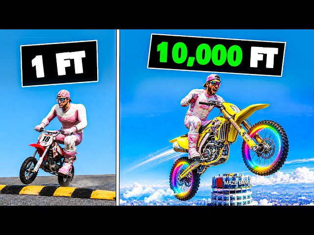 Every Time I Crash, My Dirt Bike JUMPS HIGHER in GTA 5