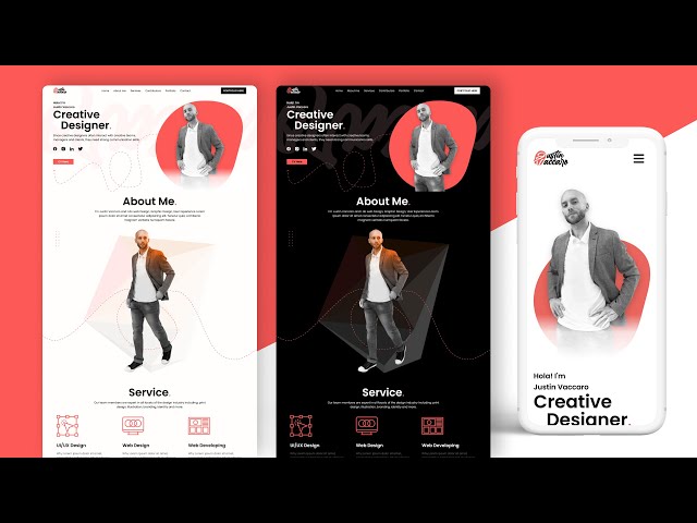 Create a Dynamic Single-Page Portfolio Landing Page with HTML, CSS & JS: A Comprehensive Tutorial