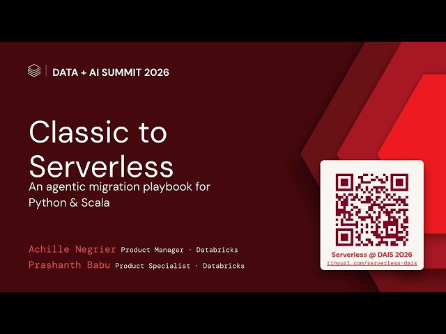 Classic to Serverless on Databricks: Agentic Migration Playbook for Python and Scala