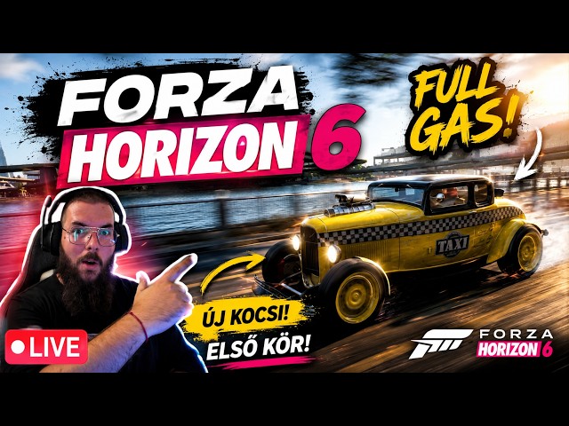 🔴 FORZA HORIZON 6 | MÁTYÁS KIRÁLY TAXI 🔴 PART 5