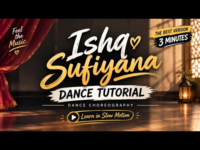 Ishq Sufiyana Dance Tutorial | 3 minutes dance choreography #tutorial #dance #choreography #ytshorts