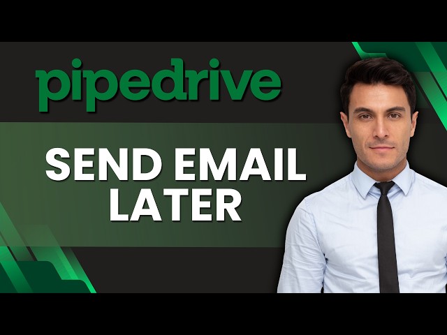 How to Send an Email Later in Pipedrive | Tutorial 2026