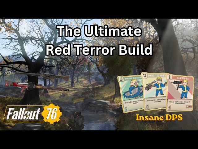 The Ultimate Red Terror Build (Insane DPS) Inside of Fallout 76