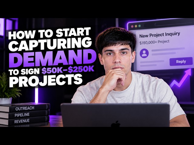 How to start capturing demand to sign $50k-$250k projects (B2B software development)