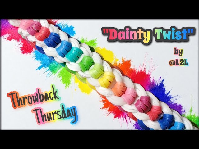 2025 'Dainty Twist' Rainbow Loom Bracelet Tutorial|updated