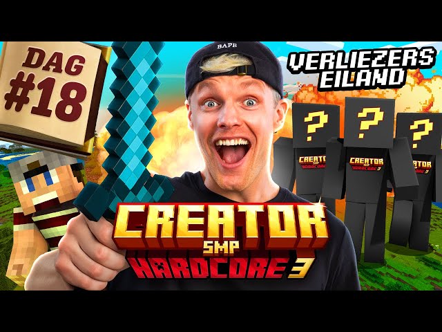 FINALE VERLIEZERS EILAND!! - MINECRAFT SMP HARDCORE SURVIVAL DAG 18